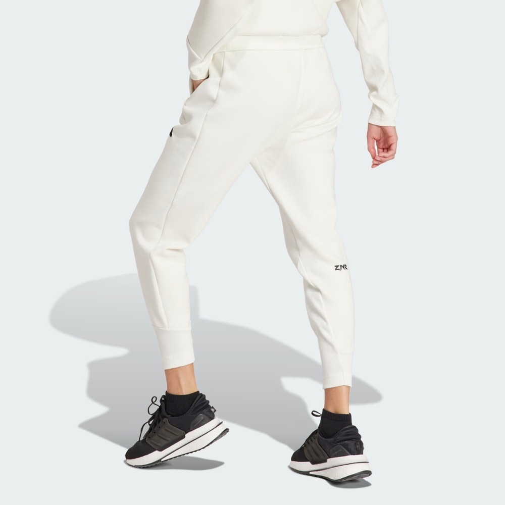 Women's adidas Z.N.E. Track Pants *NWT* Retail $90 Sizes L & XL (white on white)